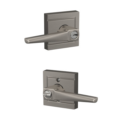Eller Keyed Entry Lever with Upland Trim