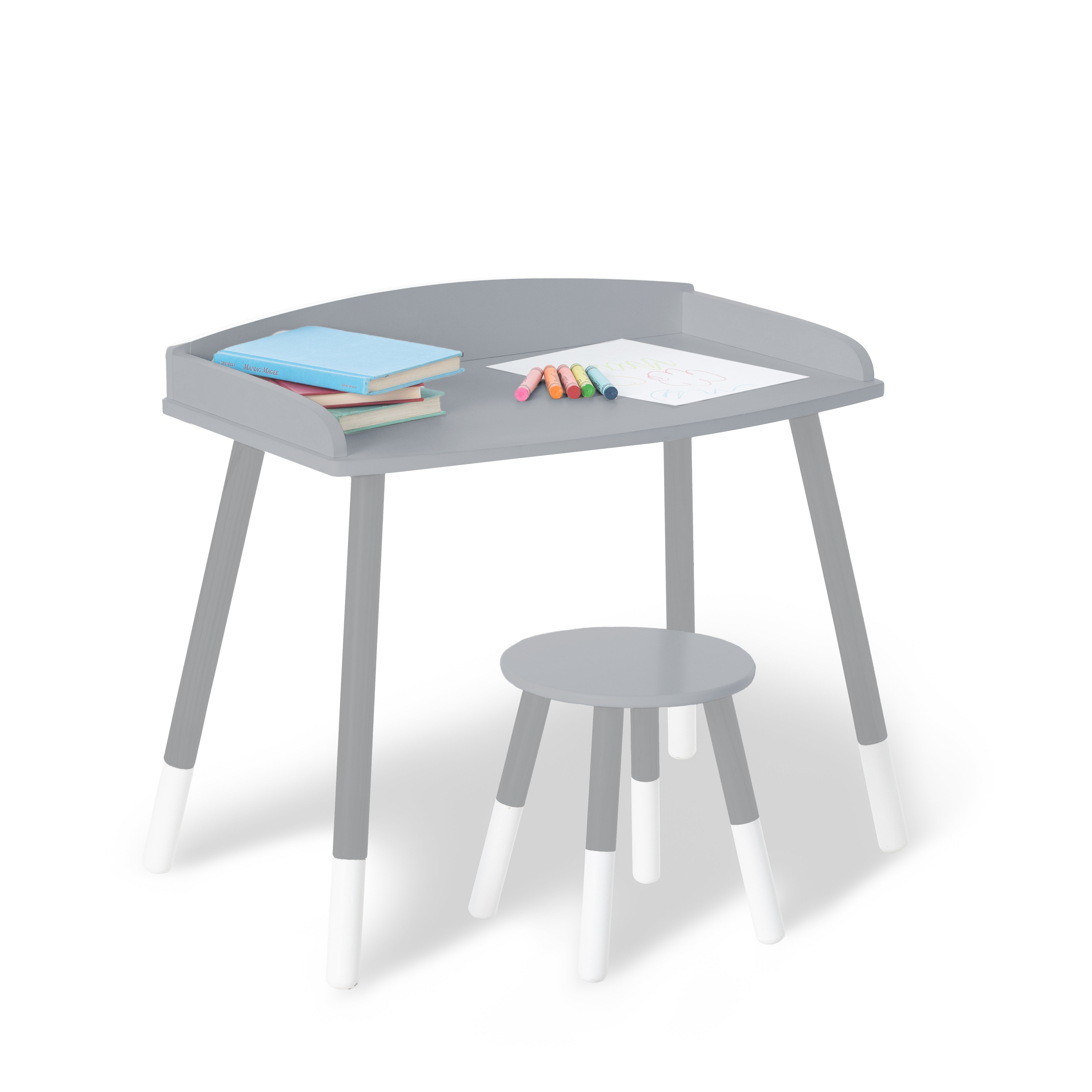 Wildkin Modern Study Desk and Stool Set | Wayfair
