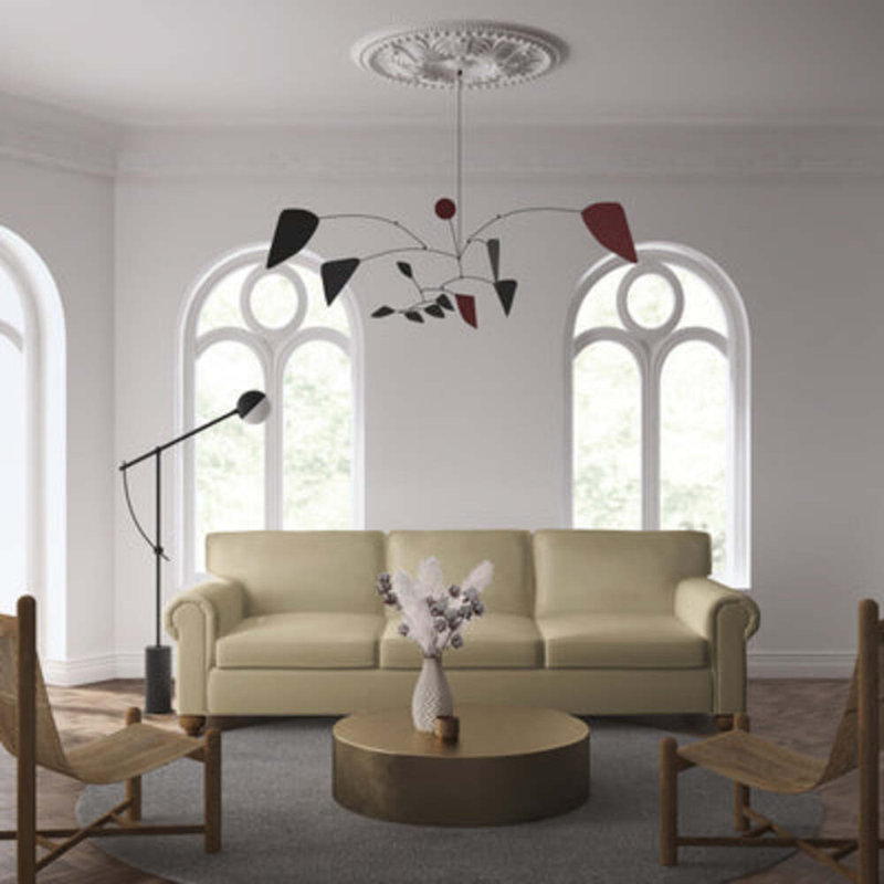 Canapé Leroy, H 36 po x l 96 po x P 49 po, Velours écrasé huître, Patiné
