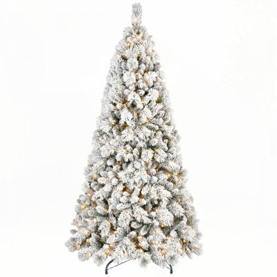 Arbre de Noël 9 pi avec 750 lumières DEL blanc chaud