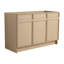 Meuble-lavabo autoportant et 3 portes d'armoire à fermeture en douceur- (KD-Emballage) -Évier non inclus