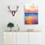Sea Horizon In Abstract - Wrapped Canvas Painting-55342252