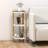 11.22'' W Solid Wood Shelving Unit