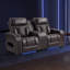 Ensemble de salon inclinable 2 pièces en cuir 2 moteurs-234372345-234372229