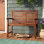 Banc de jardin en bois traditionnel en bois Ponce