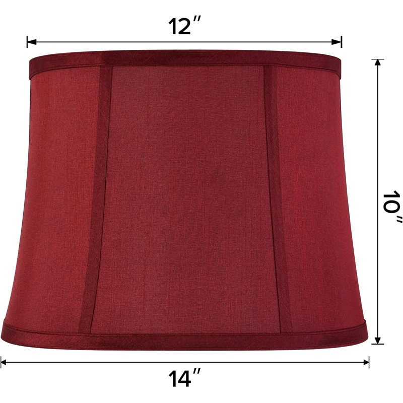  Abat-jour ensemble de 2 grands abat-jours cylindriques -12 x 14 x 10 pouces (araignée) abat-jour pliable pour lampes de table