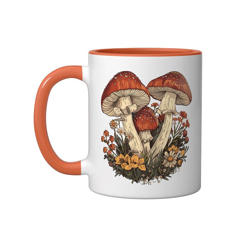 Ceramic Coffee Mug, Orange