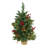 2' H Lighted Artificial Pine Christmas Tree