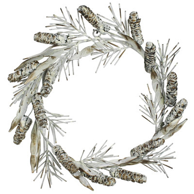 Couronne de pomme de pin, métal