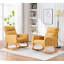 Chaise berçante en lin-88579844