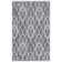 Tapis gris à motif géométrique Ammundsen