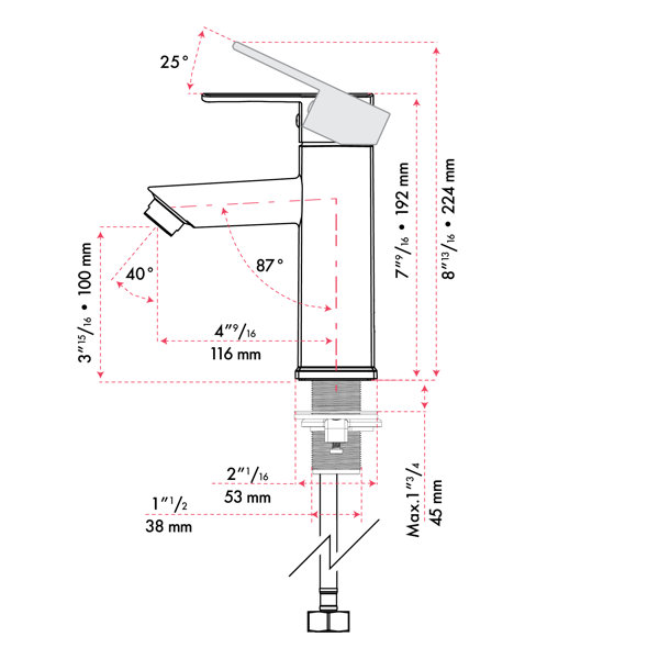 Dimensions du produit
