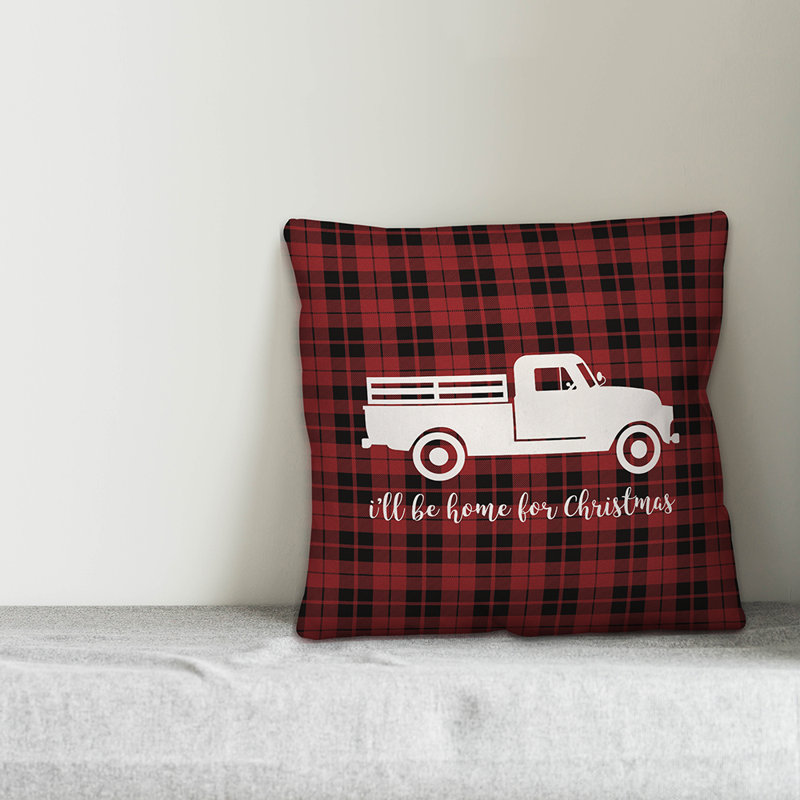 Plaid Throw Pillow