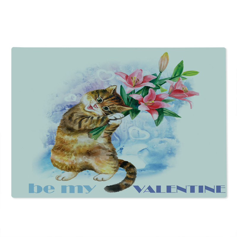 Multicolore chaton Ambesonne