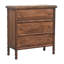 Commode sculptée en bambou à 3 tiroirs