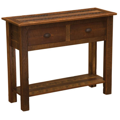 Fireside Lodge Appalachian Two Drawer Sofa Table