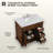 Hermes 36'' Single Bathroom Vanity with Marble Top-1646516513
