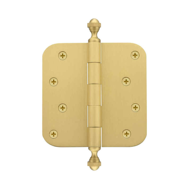 4'' x 4'' Brass Butt Bearing Hinge