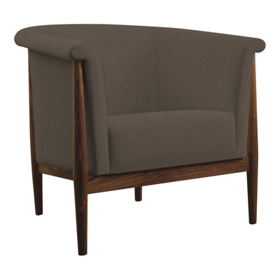Fauteuil demi-tonneau l 34,5 po Walnut Grove
