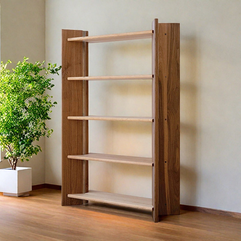 A beautiful and simple bookcase, 61"H x 47.2"W x 13.7"D