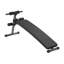 Banc à abdominaux pliable et inclinable avec 5 réglages de hauteur, planche à abdominaux en acier robuste pour l'entraînement musculaire à domicile