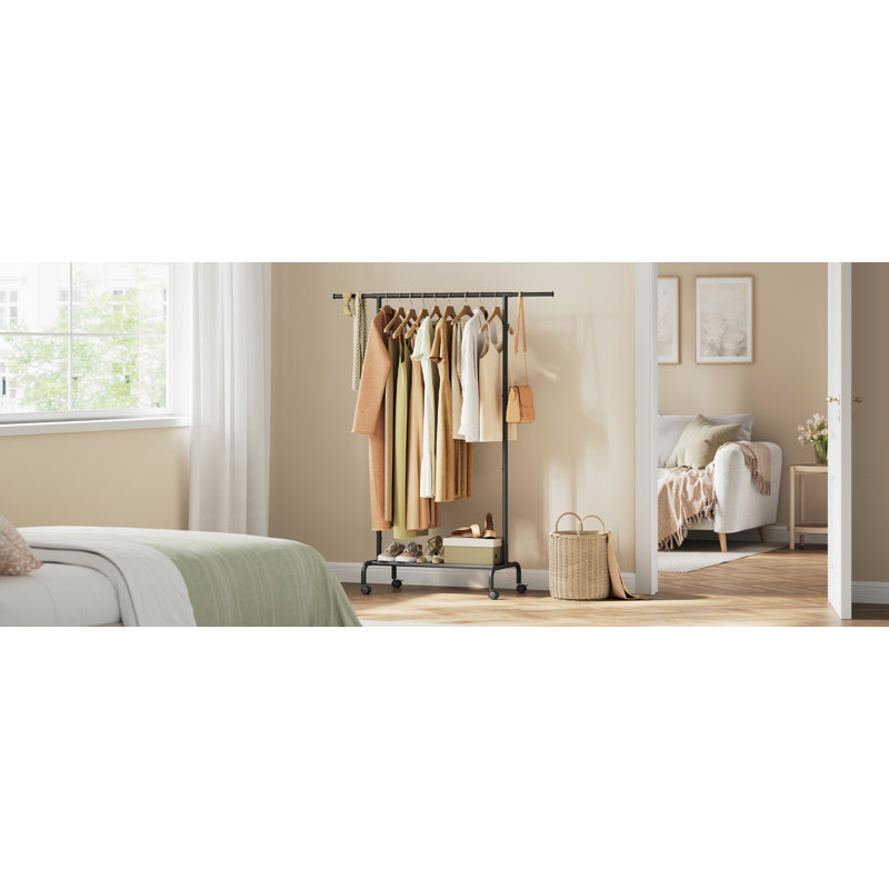 Adjustable Clothing Rack, Black
