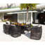 Dynasty Outdoor 7 - Piece Dining Set with Cushions-97319270-35575009