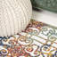 Tapis intérieur / extérieur crème / bleu / orange Wolfhard-1919815307