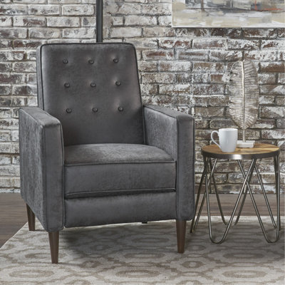 Canapé inclinable en tissu Mid-Century