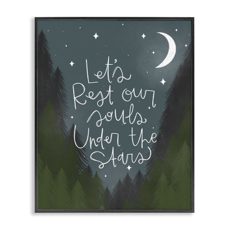 «Rest Our Souls Under Stars», estampe numérique, design par Mandy Ford Art + Illustration, H 14 po x l 11 po