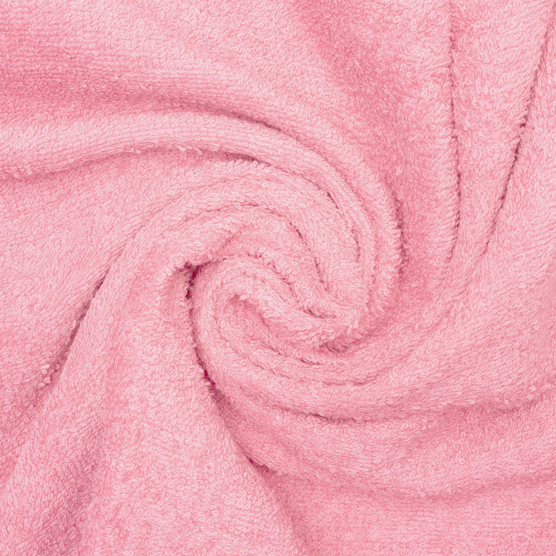 Alexandra 100% Cotton Washcloth Towel, Pink Rose