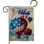 Drapeau de jardin à double face décoration americana g161078-db juillet 4e en toile jute à l’air chaud, quatrième d' 18,5 impressions