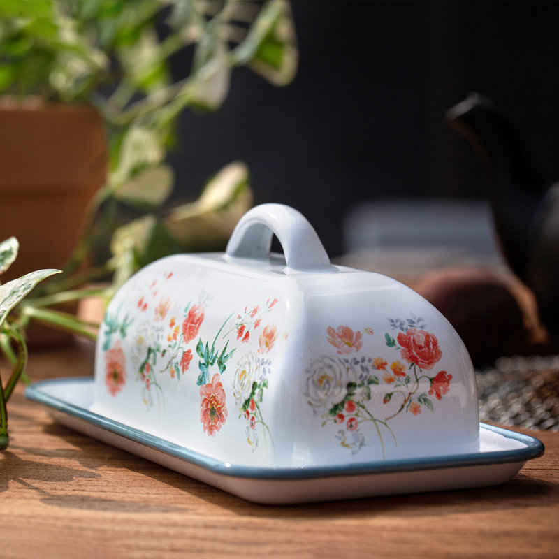Enamel Butter Dish Butter Holder
