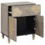 50cm W Solid Wood Bedside Table