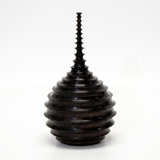 Ebony Wood Collection Wood Jar