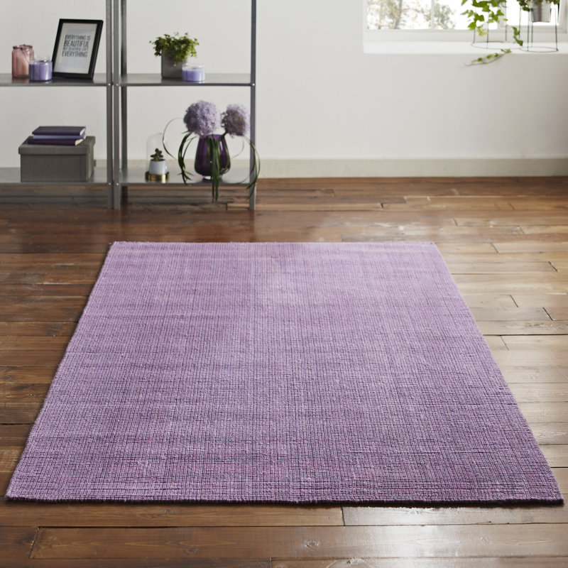 Forrest Solid Colour Hand Woven Area Rug, Runner 60 x 230cm