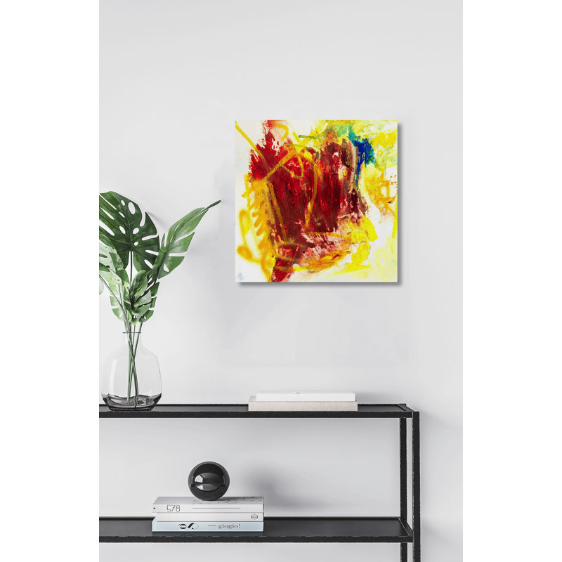 Garnet by John Beard - Artist Enhanced Canvas Print, Black Framed Canvas, 24" H x 24" W x 1.75" D
