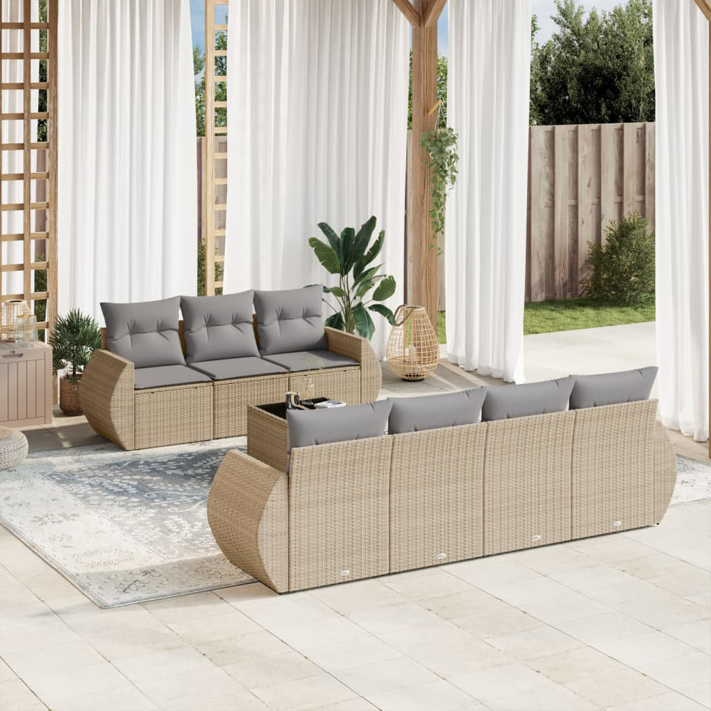 Gartensofa mit Kissen