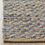 Tapis bleu / naturel en jute / chindi / coton tissé à la main Reinheim-62875210