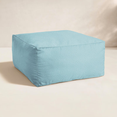 Repose-pieds d'extérieur rembourré avec coussin Sunbrella®
