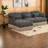 Deep Seat Chenille Sofas, Modern Leopard Modular L Shape For Home