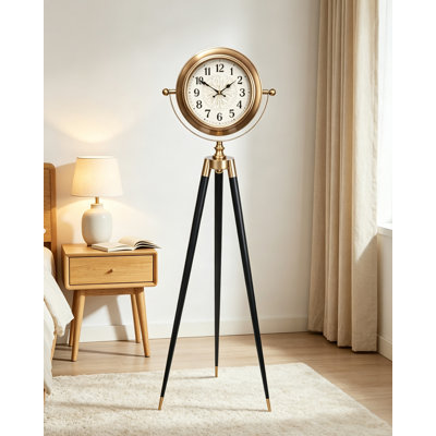Horloge élégante pour trépied autoportant
