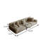 Canapé 102,36 po en lin et coton gris minimaliste-1497094757-1497094758