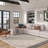 Cream Polypropylene Tufted Area Rug 8x10