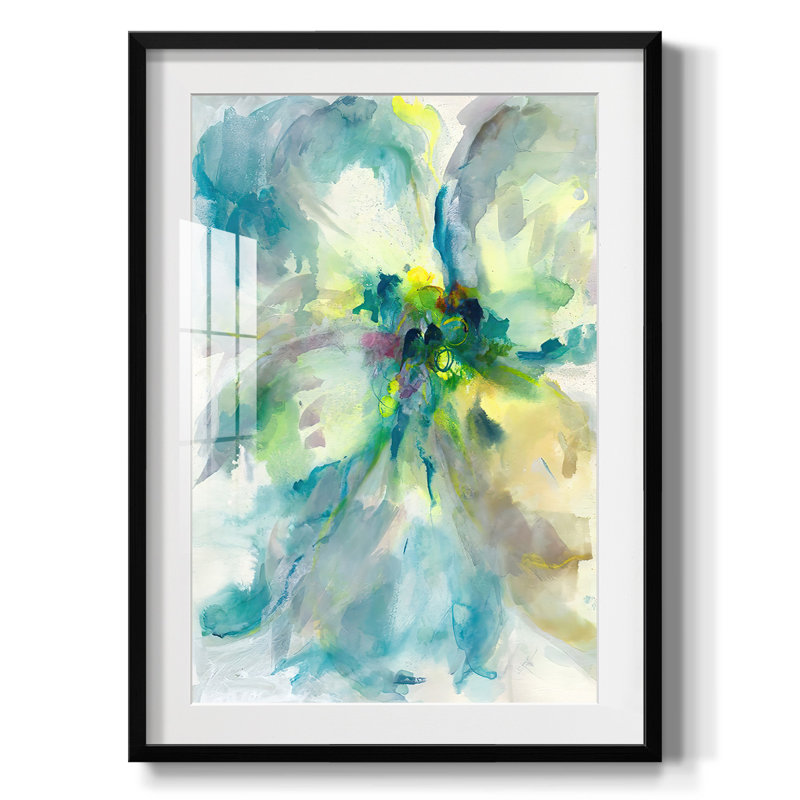 Peut-être Petunias II - impression encadrée, H 28,5 po x l 20,5 po, Noir