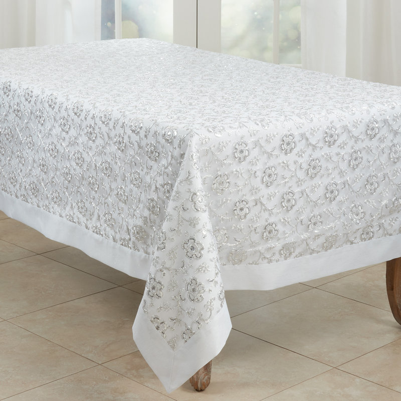 Éloise Floral Tablecloth, 65" W x 90" L