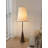 French Vintage-Style Iron & Fabric Floor Lamp