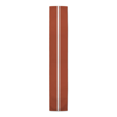 Burnis Rectangle Striped Polyester Table Runner