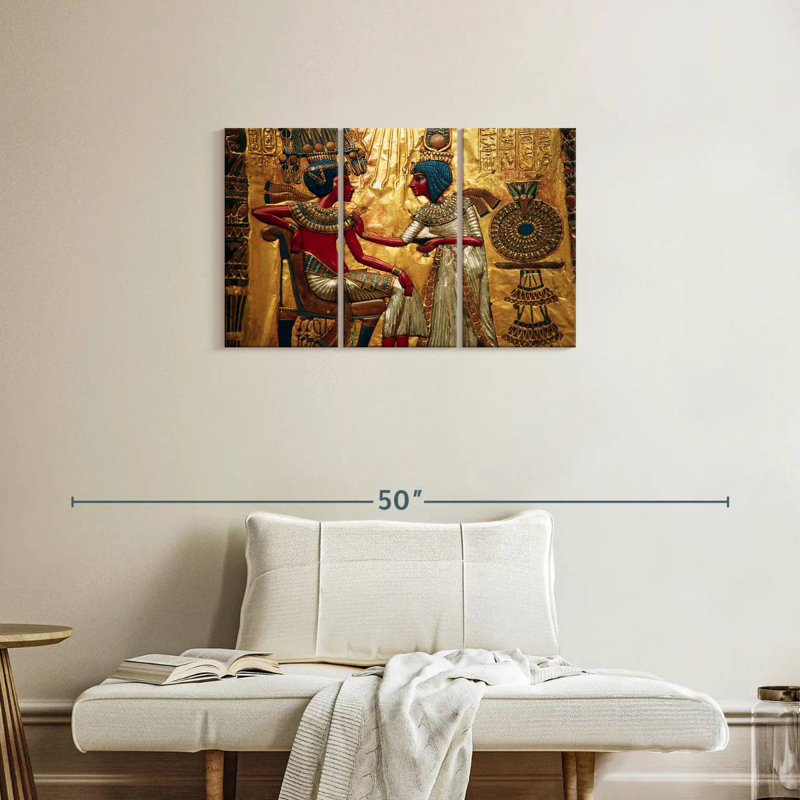Leisha Tutankhamen Illustration, 20" H x 33" W