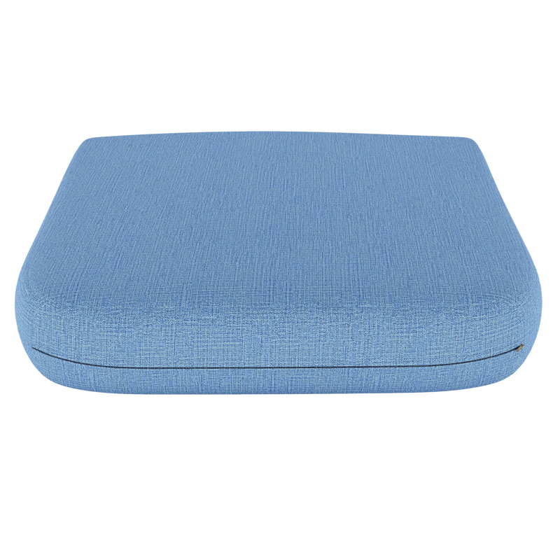 Dining ChairSeat Pad Replacement Cushion – 19L x 19W x 2.5D, Cast Ocean Sunbrella® Plainweave